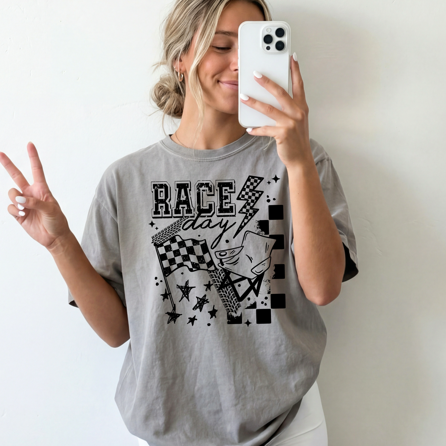 Race Day tee (Black Ink)