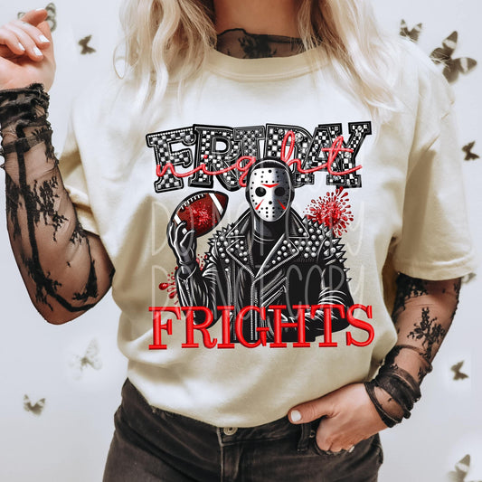 Friday Night FRIGHTS tee