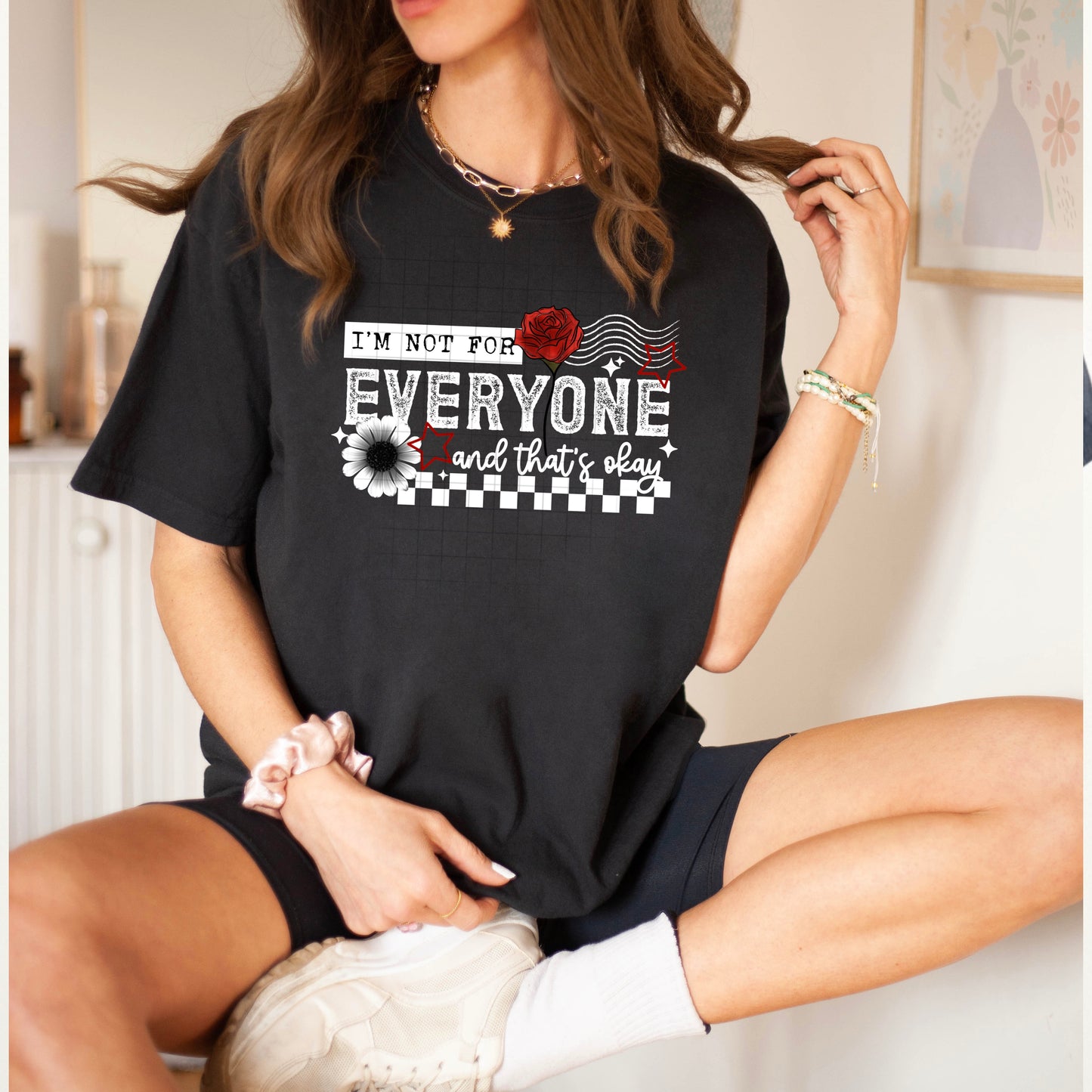 I'm Not for Everyone tee (White Ink)
