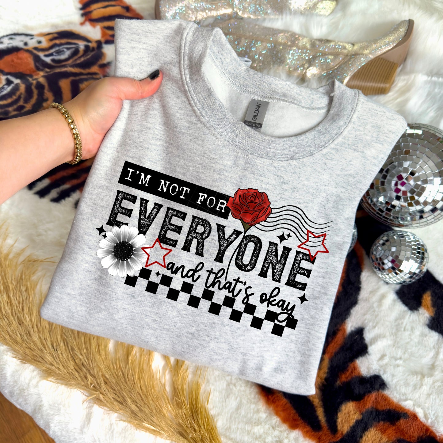 I'm Not for Everyone tee (Black Ink)