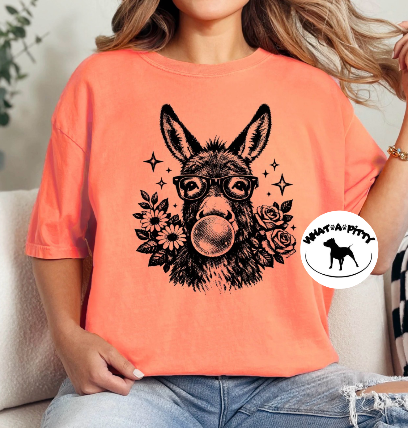 Bubblegum Donkey tee