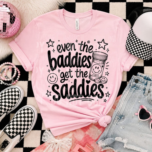 Even the baddies get the saddies tee