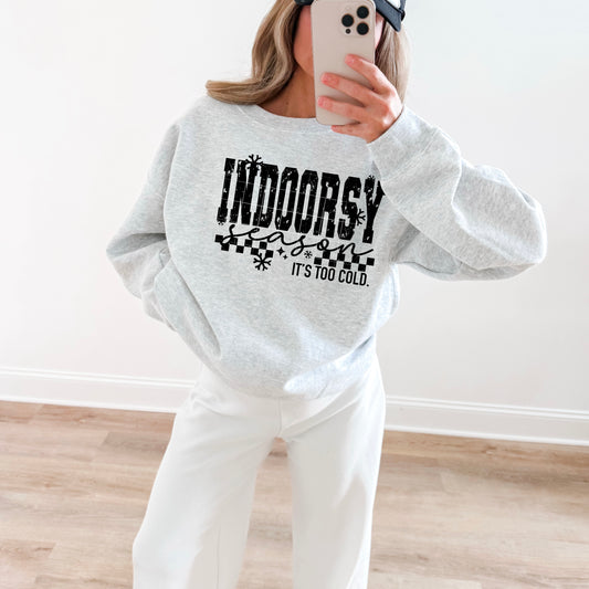 Indoorsy Season tee (Black Ink)