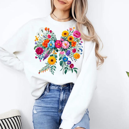Wild Flower Bow tee