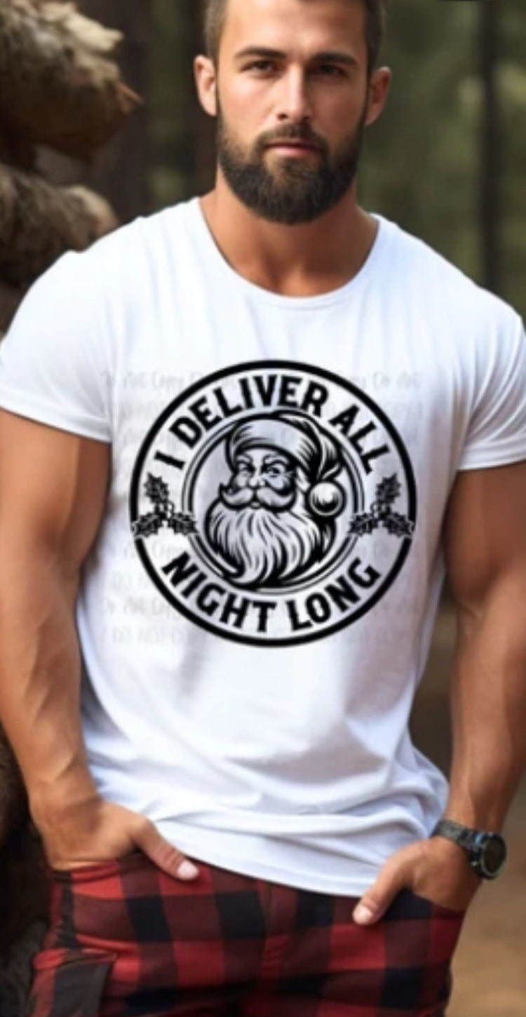 I Deliver All Night Long tee