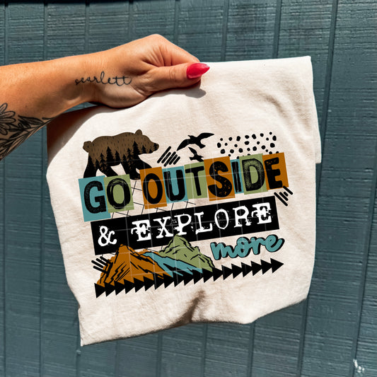 Go Outside & Explore tee