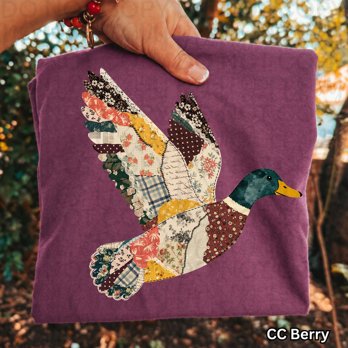 Patchwork Mallard Duck tee