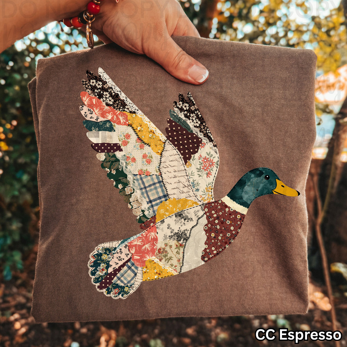 Patchwork Mallard Duck tee