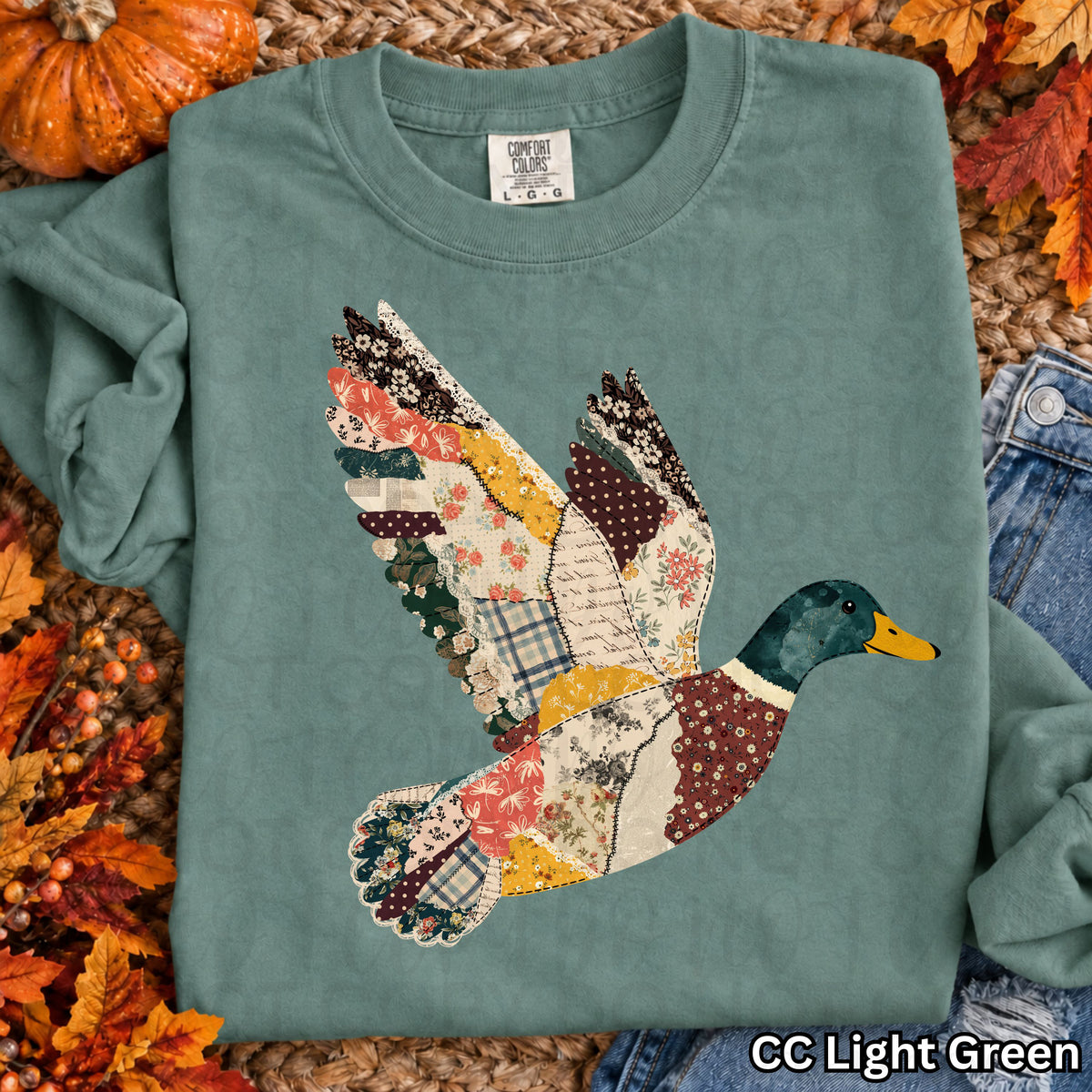 Patchwork Mallard Duck tee