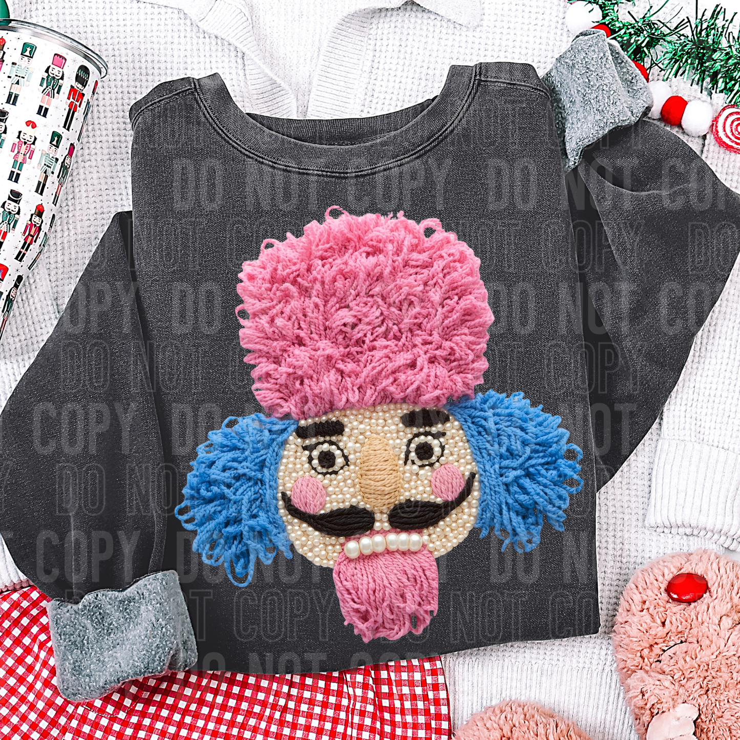 Nutcracker Head faux yarn tee