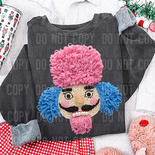 Nutcracker Head faux yarn tee