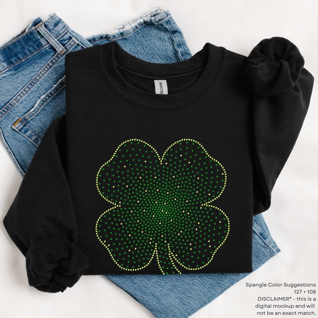 Four Leaf Clover Spangle tee