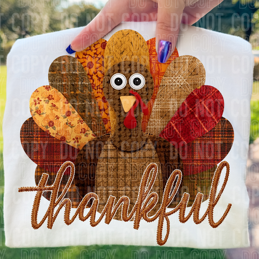 Thankful turkey tee