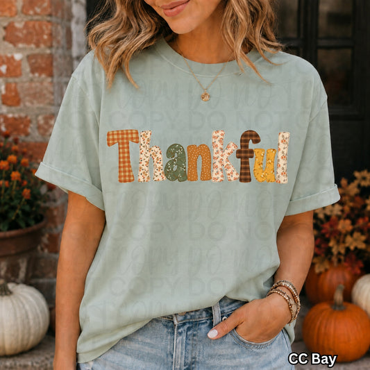 Thankful Stitches tee