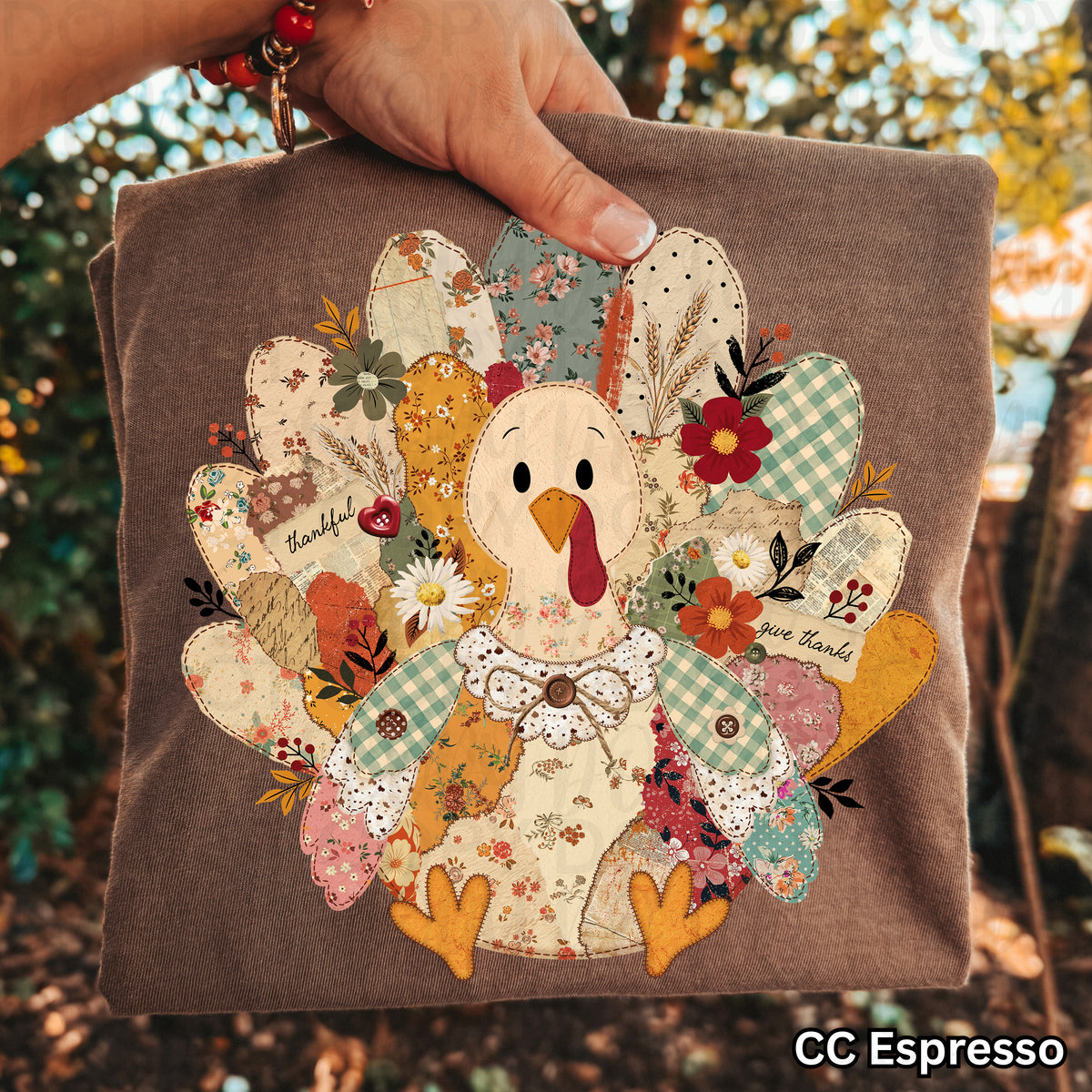 Patchwork Turkey tee