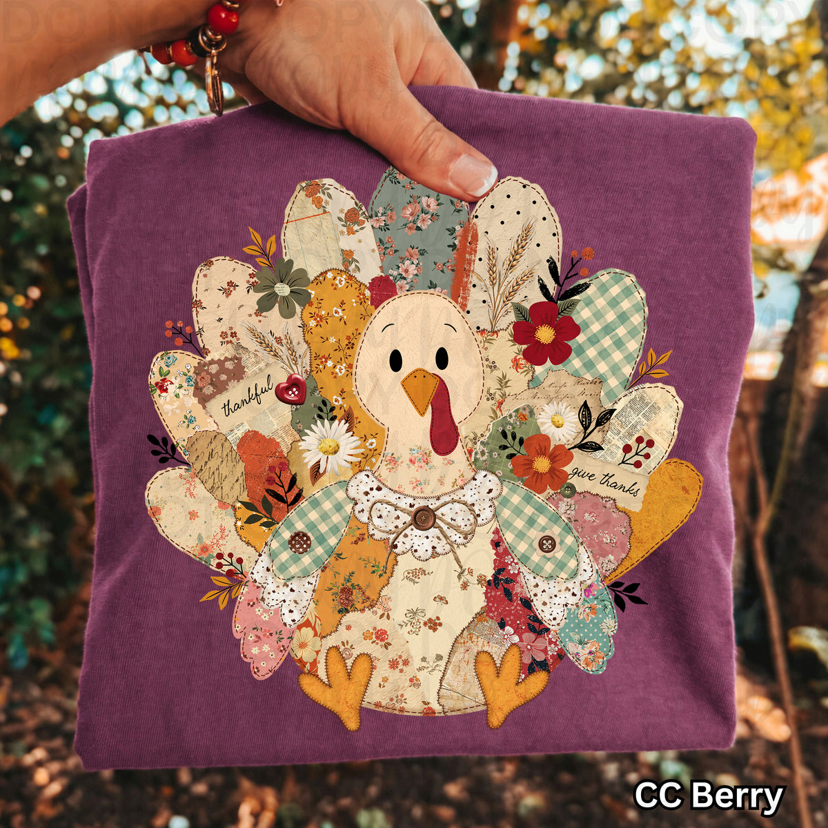 Patchwork Turkey tee