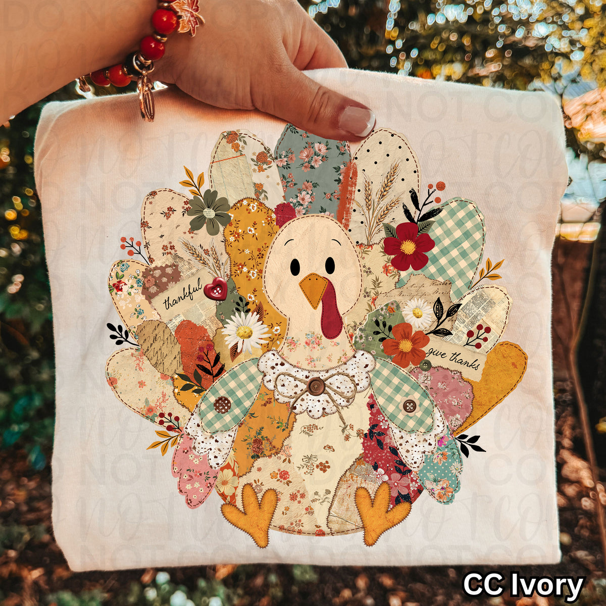 Patchwork Turkey tee