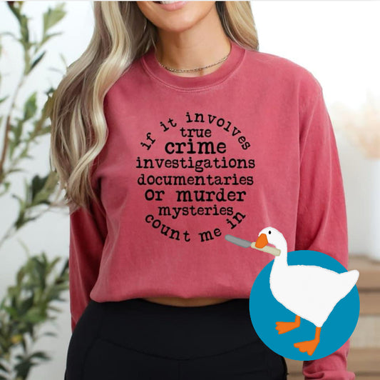 True Crime t-shirt