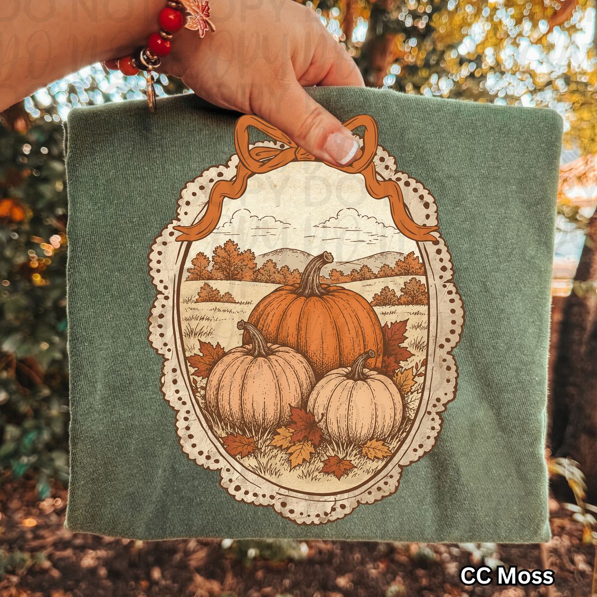 Vintage Pumpkin Photoframe tee