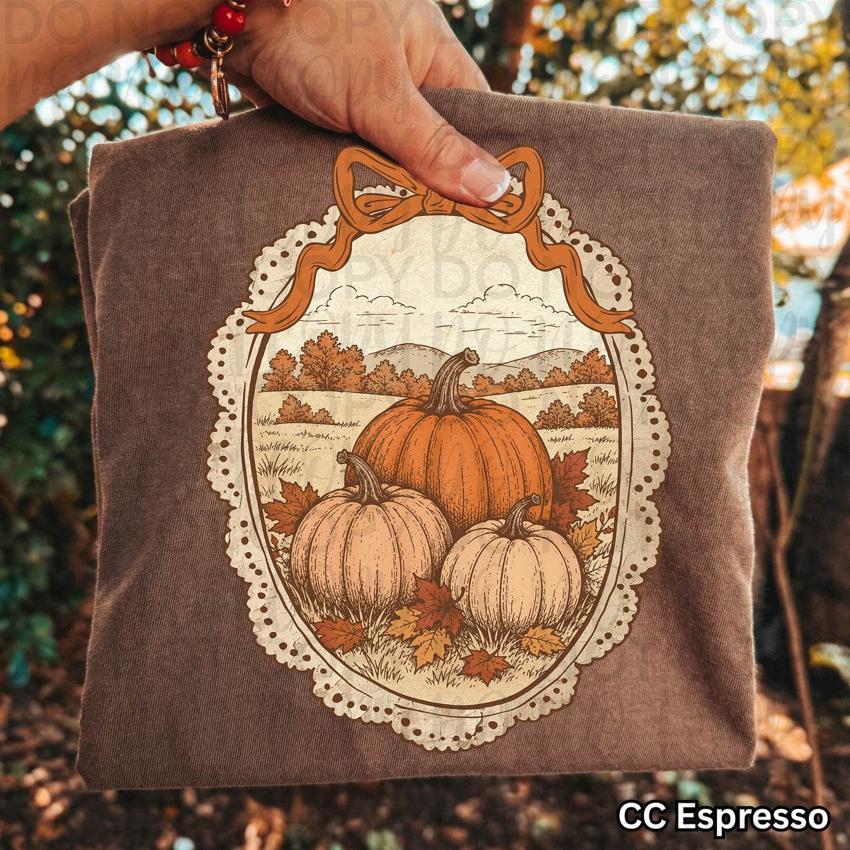 Vintage Pumpkin Photoframe tee