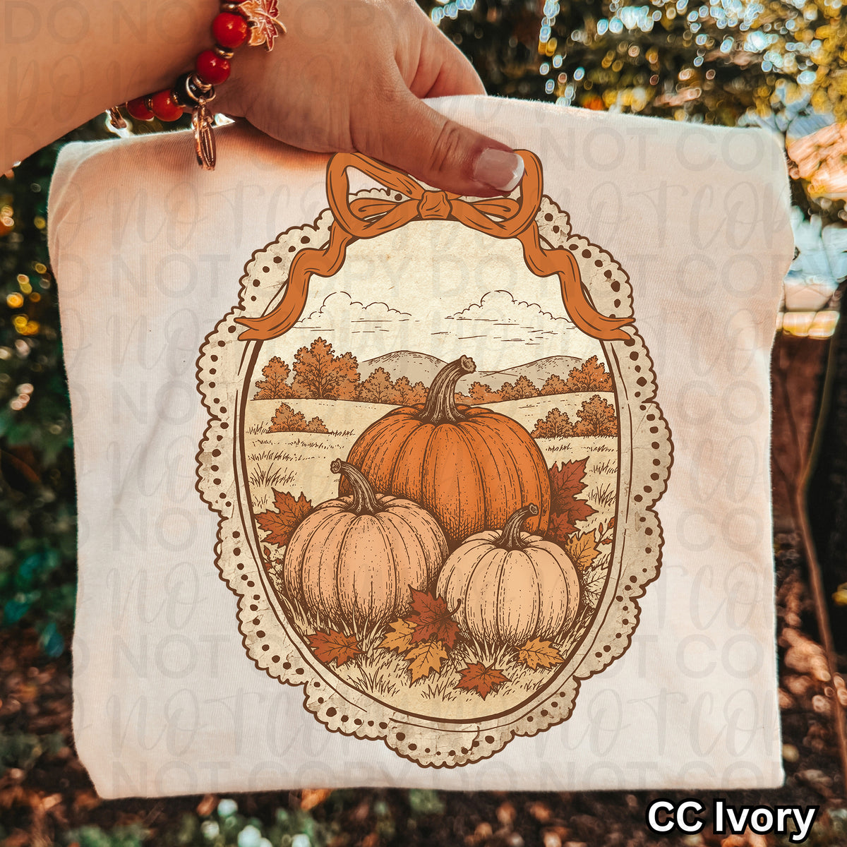 Vintage Pumpkin Photoframe tee