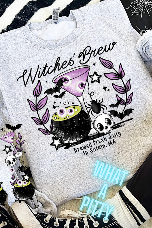 Witches Brew sweatshirt w/ sleeve designs