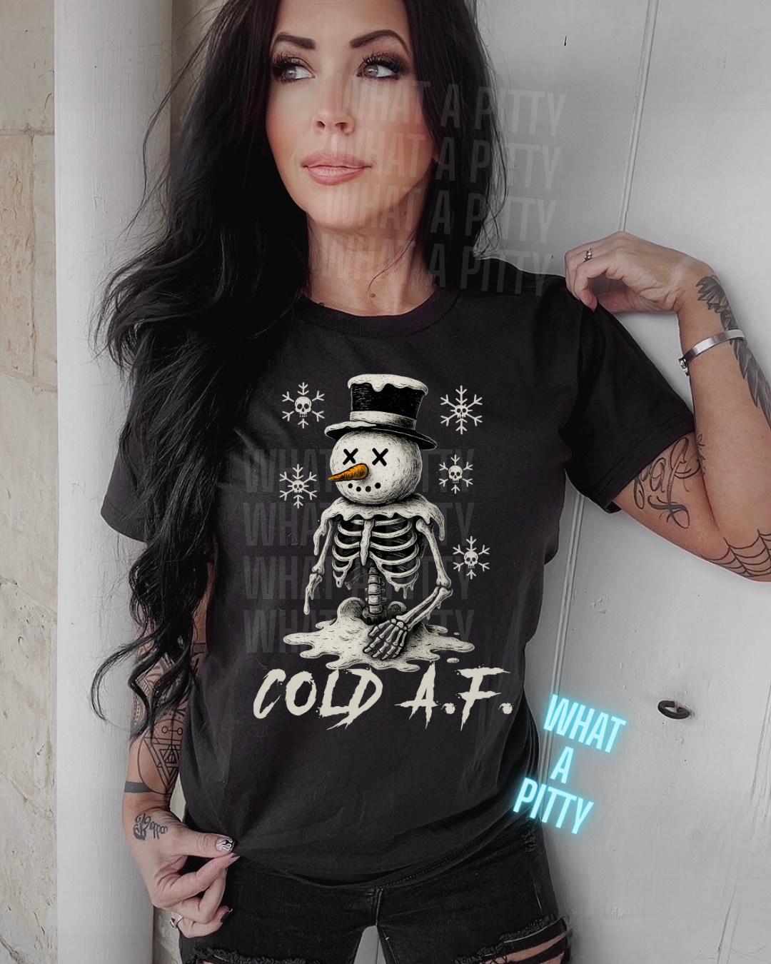 Cold AF Skellie Snowman