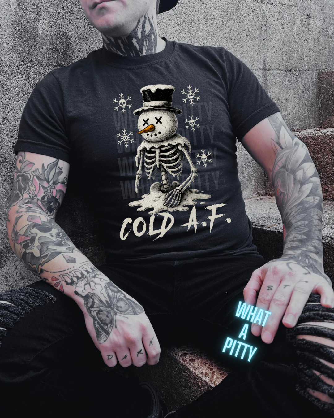 Cold AF Skellie Snowman