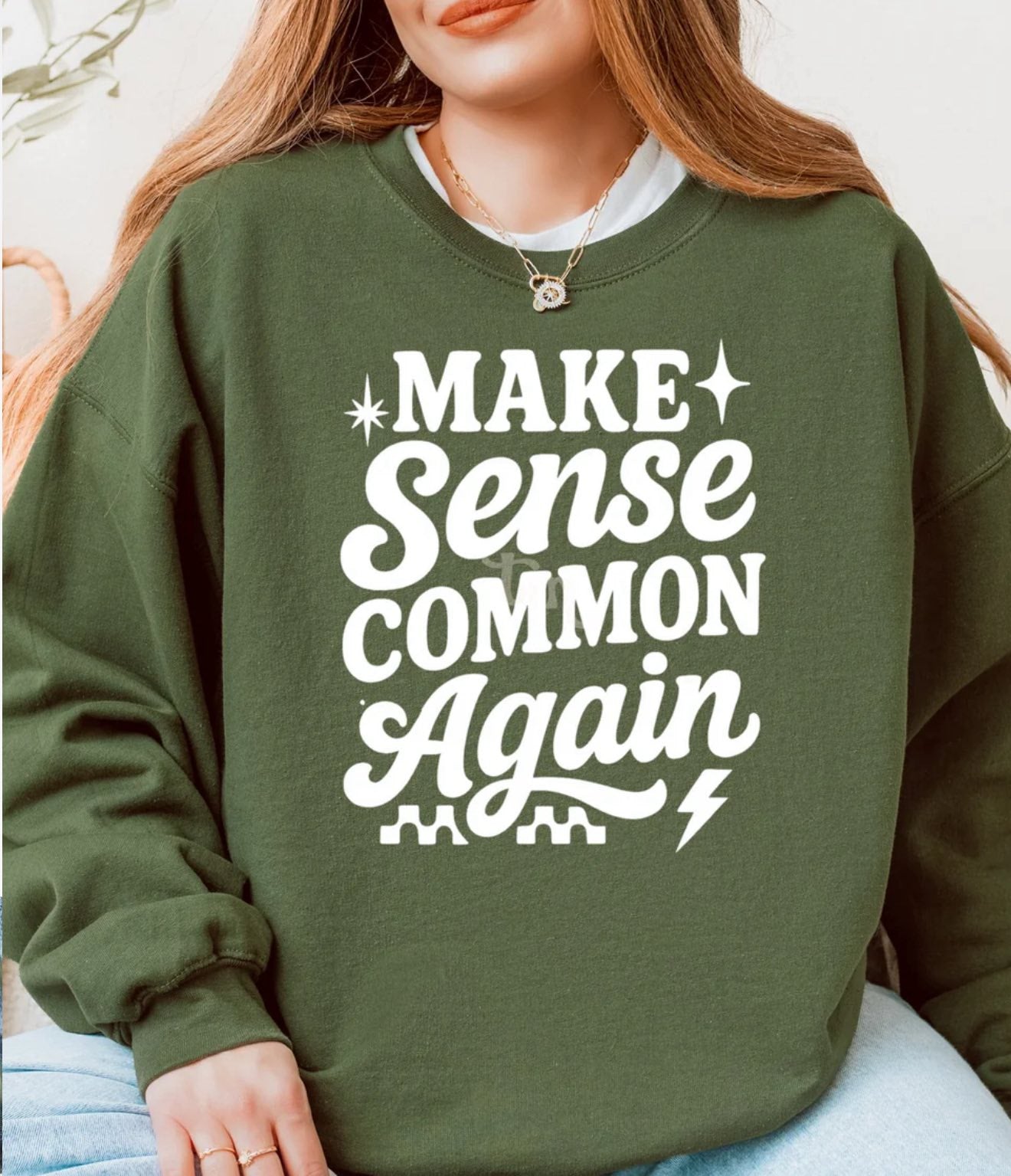 Make Sense Common Again tee
