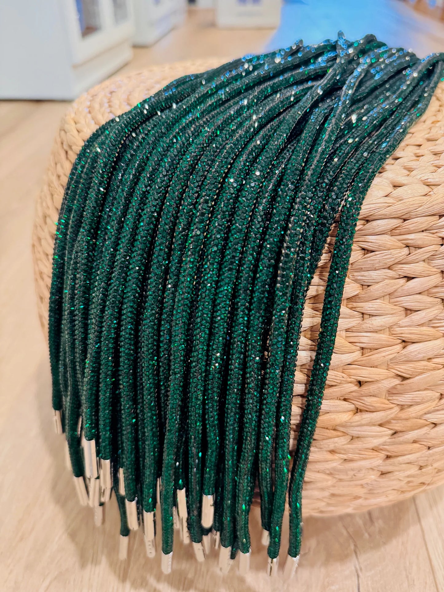 Rhinestone Hoodie Strings