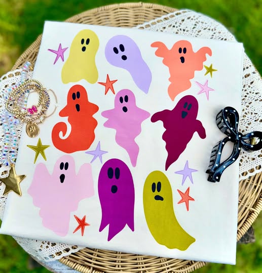 Neon Ghost Collage tee