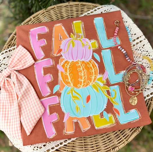 Stacked Fall Pumpkins tee